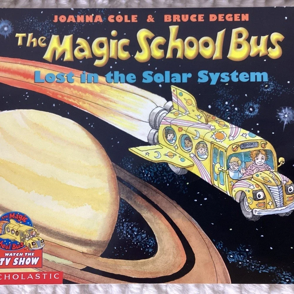 Magic School Bus Cole Degen Children's Picture Book Lot 10 Books, 1 DVD Science